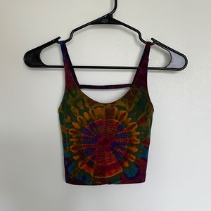 Tie dye crop tank